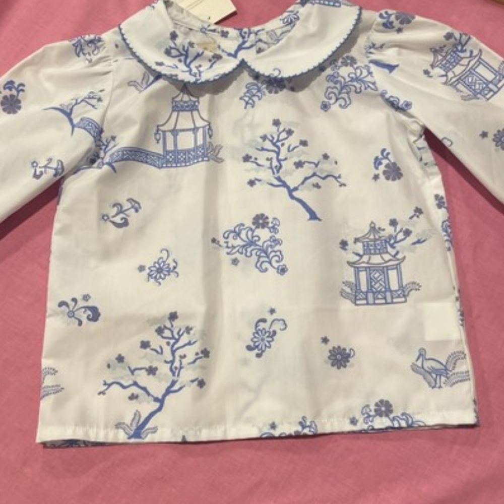 The Beaufort Bonnet Company Maude's Peter Pan Collar Shirt - Sir Proper's Pagoda